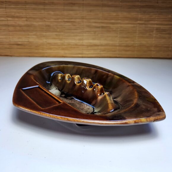 Beauce Pottery Ashtray Quebec Pottery Vintage 1970s 712-A Mid Century Modern - Picture 4 of 10